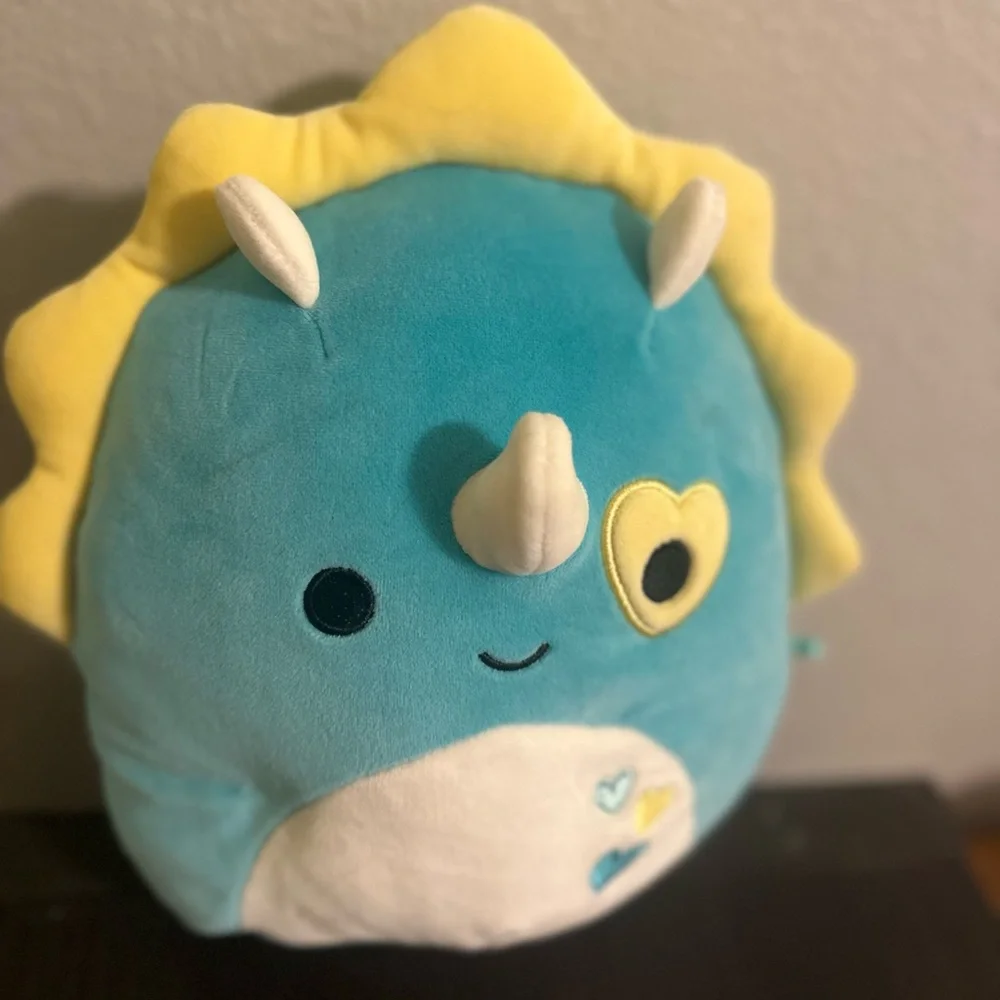 Squishmallows adorable triceratops